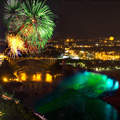 
                        Fireworks over Niagara Falls